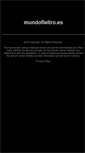 Mobile Screenshot of mundofieltro.es