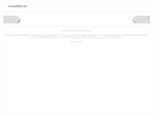 Tablet Screenshot of mundofieltro.es